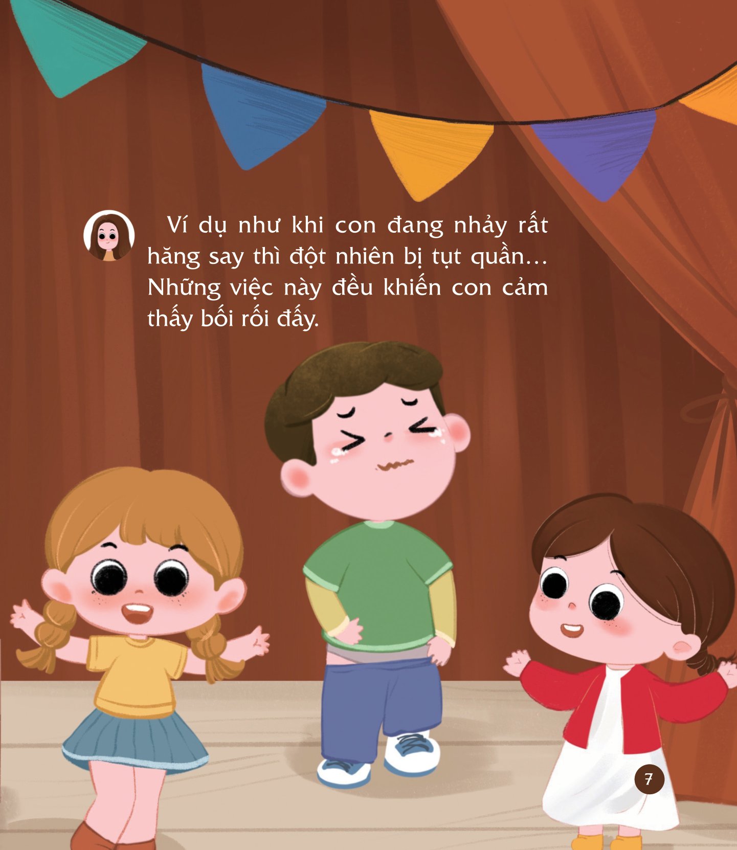 cùng con nuôi dưỡng cảm xúc tích cực - con không bối rối