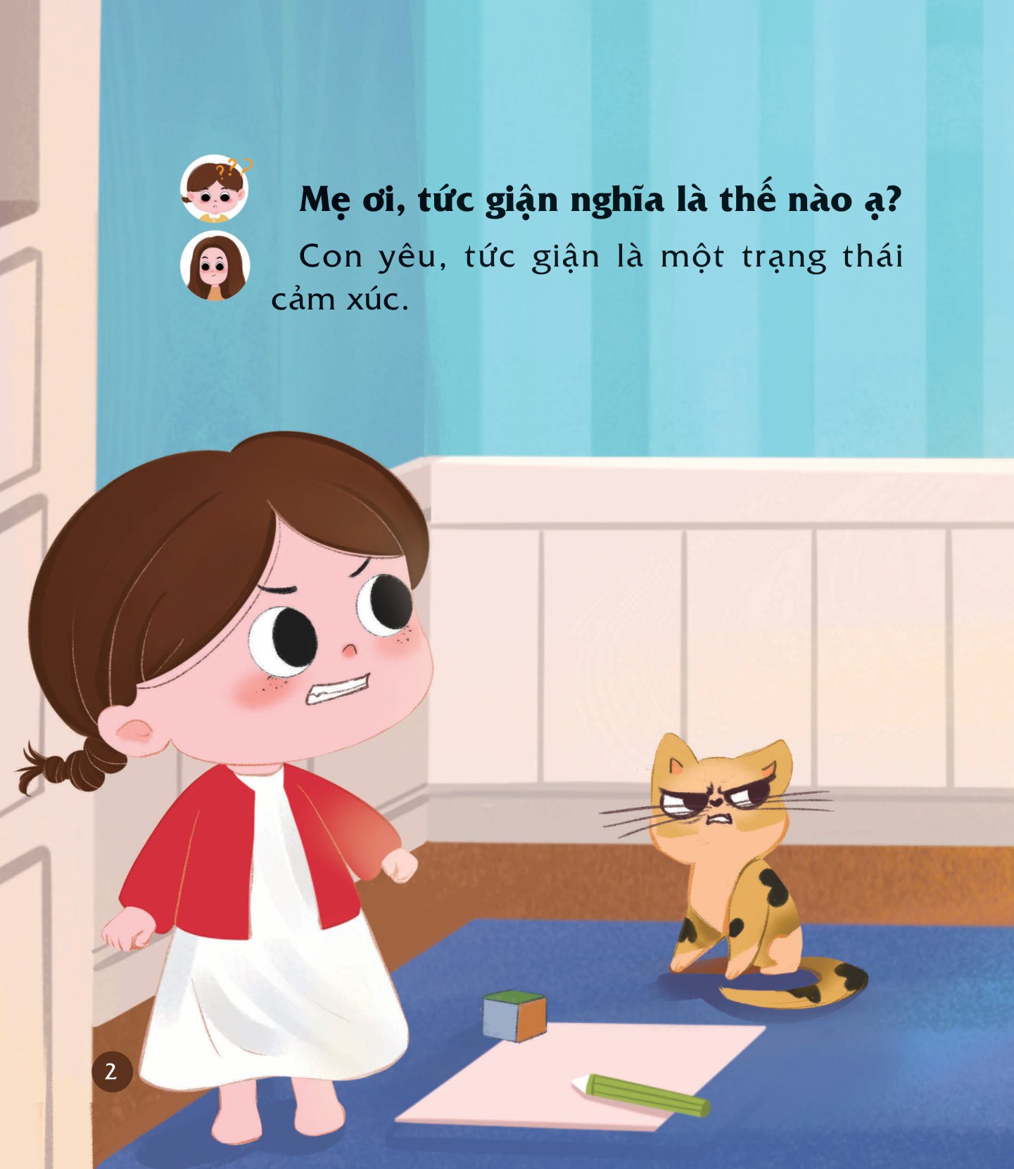 cùng con nuôi dưỡng cảm xúc tích cực - con không cáu giận