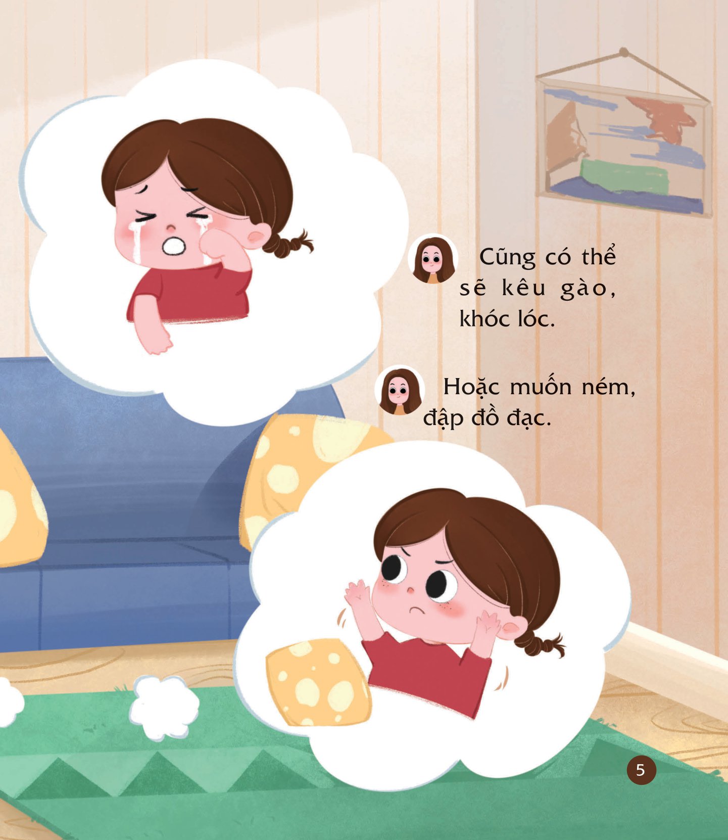 cùng con nuôi dưỡng cảm xúc tích cực - con không cáu giận