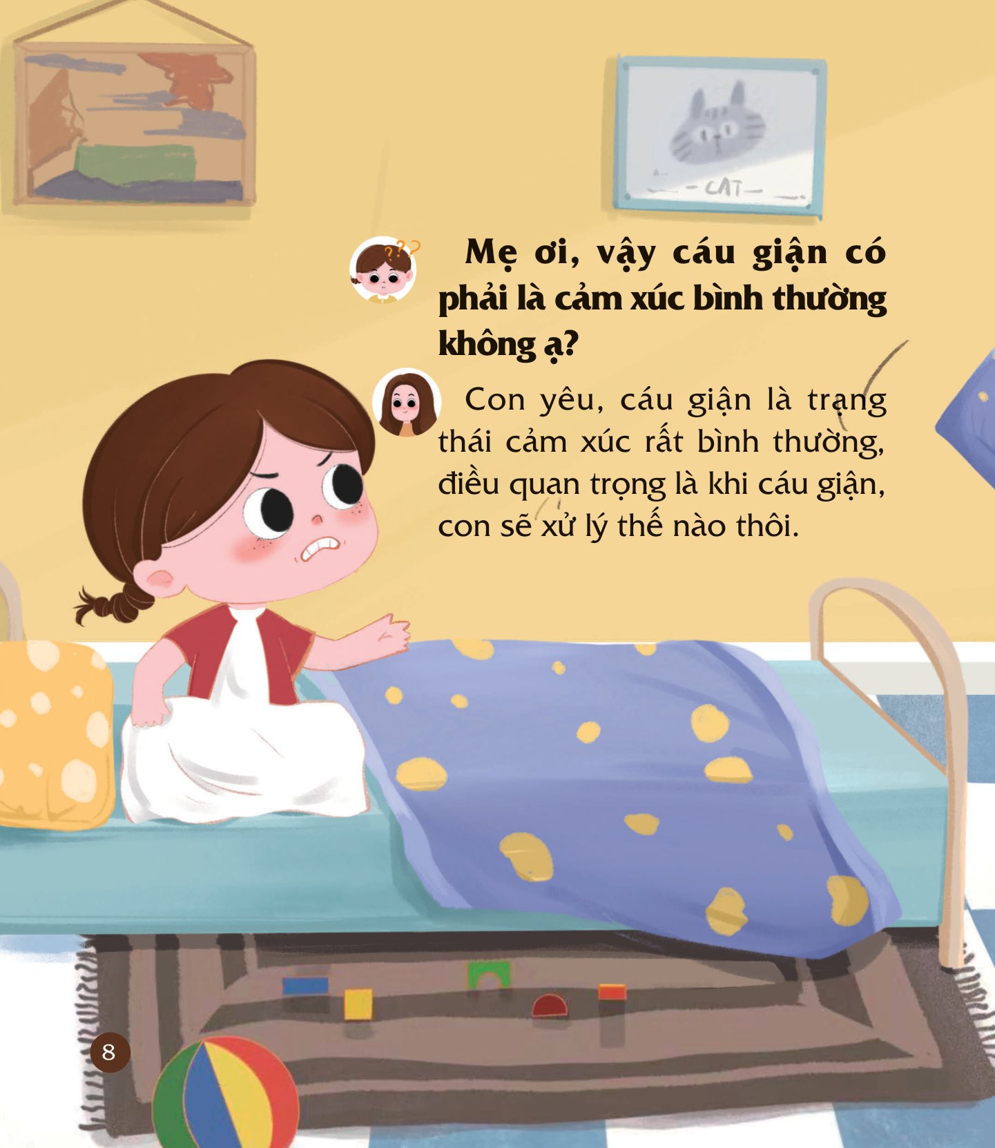 cùng con nuôi dưỡng cảm xúc tích cực - con không cáu giận