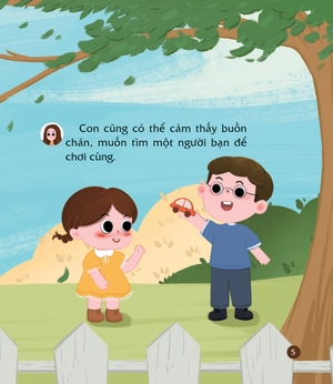 cùng con nuôi dưỡng cảm xúc tích cực - con không cô đơn