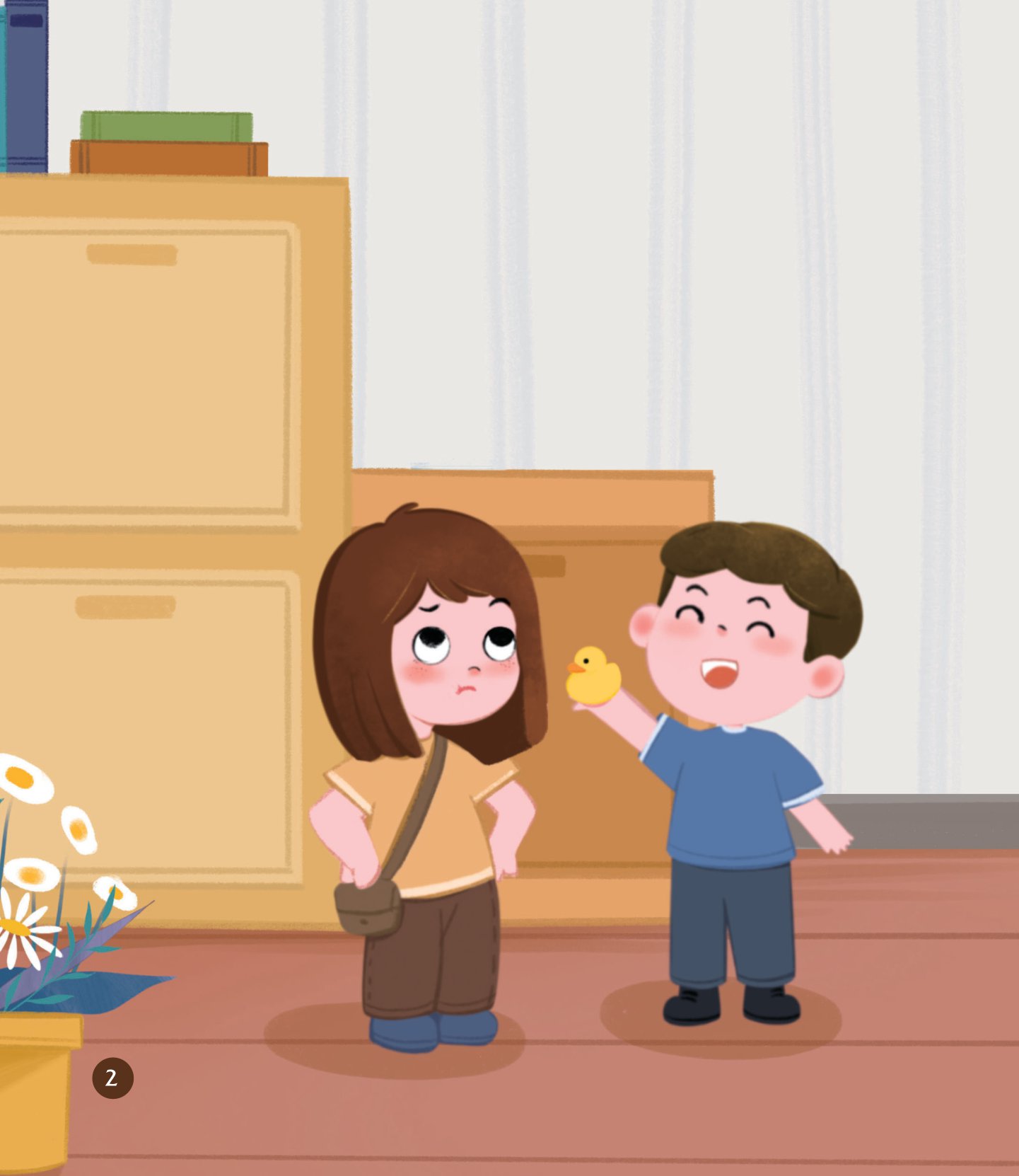 cùng con nuôi dưỡng cảm xúc tích cực - con không ghen tị