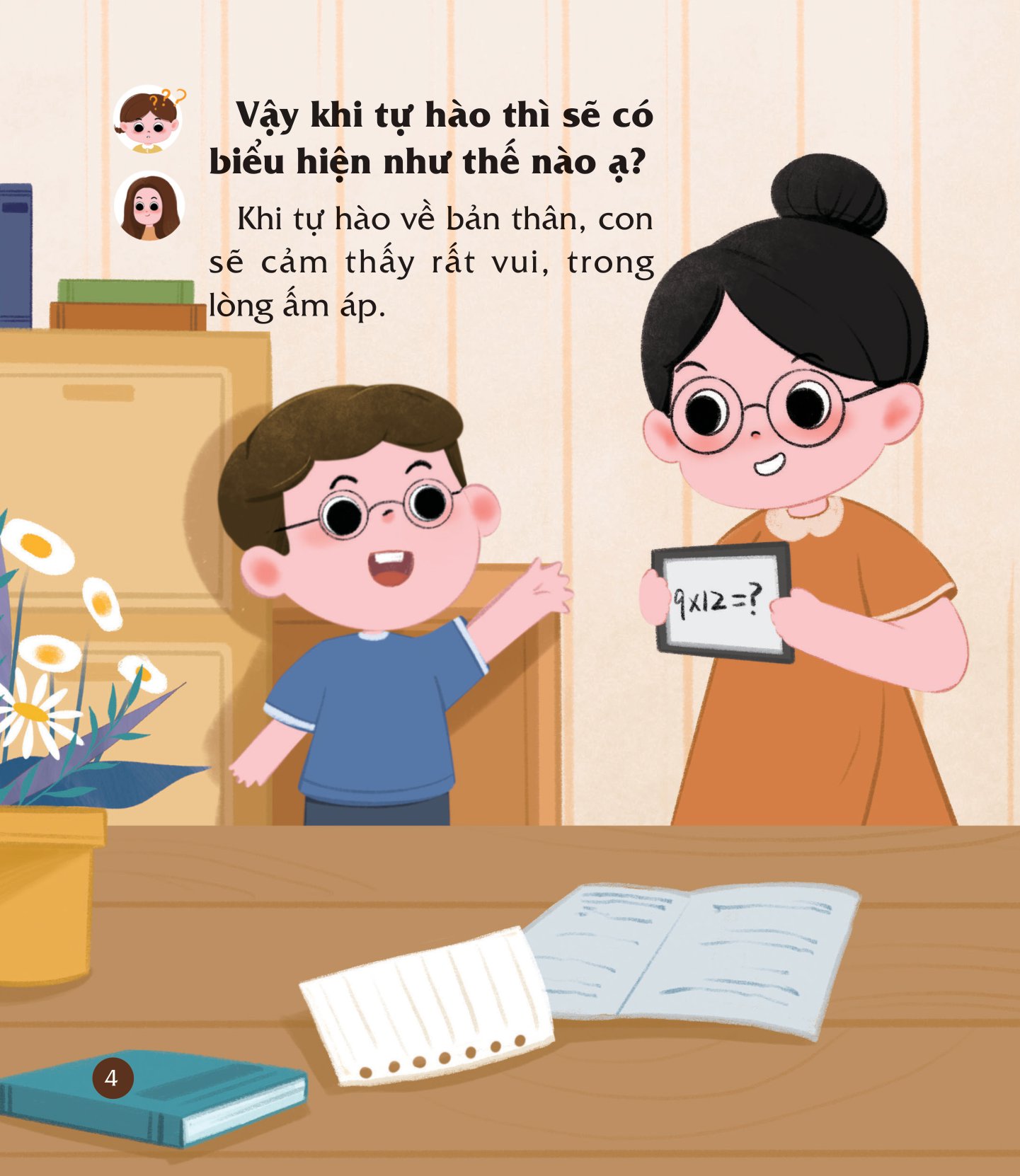 cùng con nuôi dưỡng cảm xúc tích cực - con rất tự hào