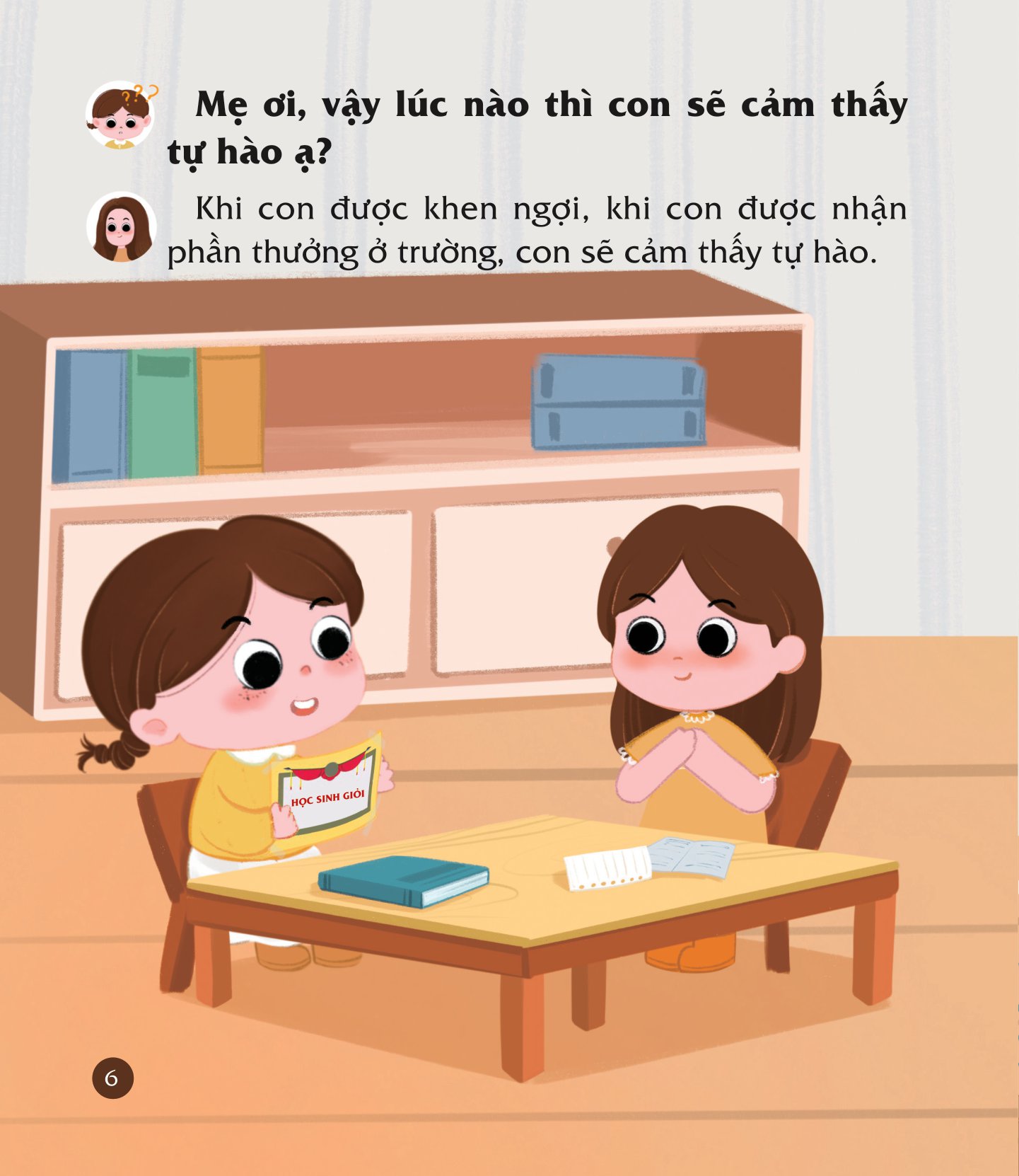 cùng con nuôi dưỡng cảm xúc tích cực - con rất tự hào