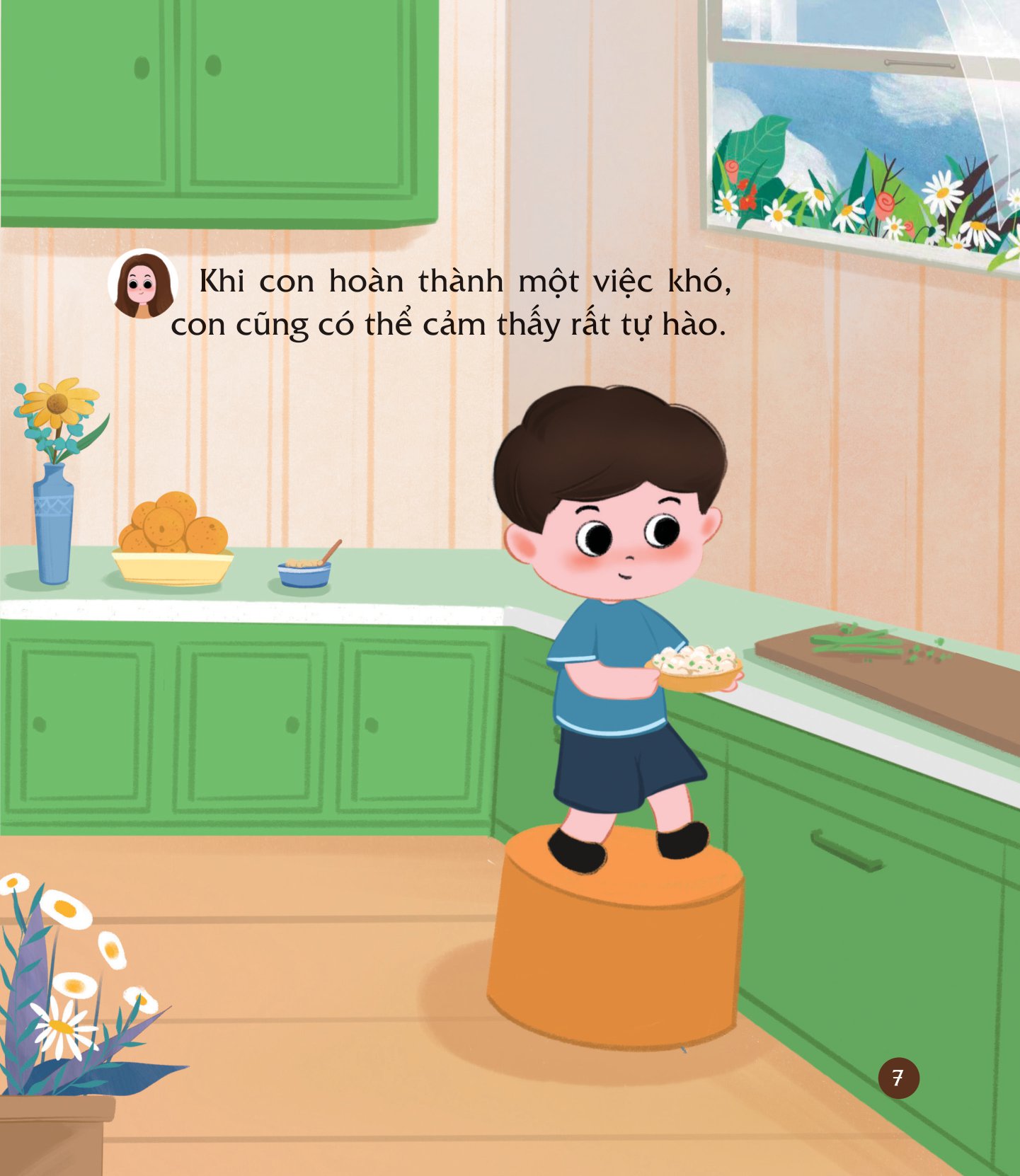 cùng con nuôi dưỡng cảm xúc tích cực - con rất tự hào