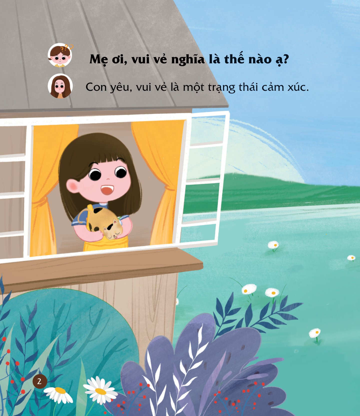 cùng con nuôi dưỡng cảm xúc tích cực - con vui vẻ