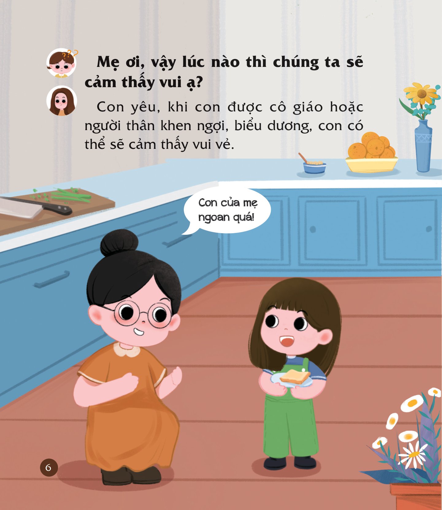 cùng con nuôi dưỡng cảm xúc tích cực - con vui vẻ