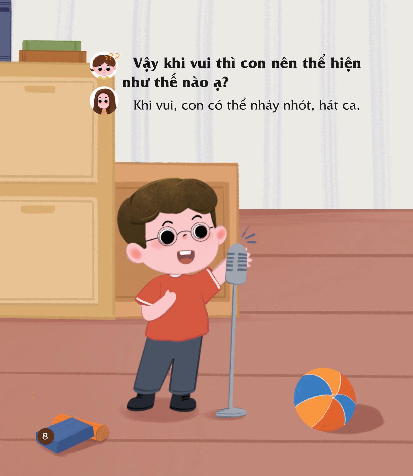 cùng con nuôi dưỡng cảm xúc tích cực - con vui vẻ