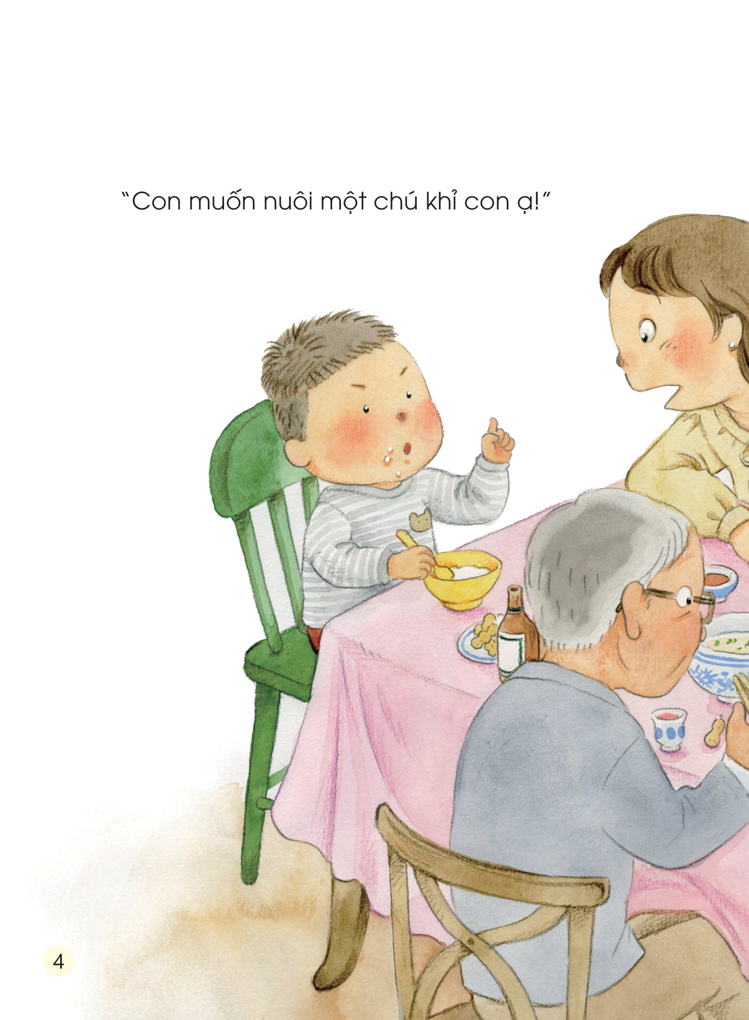 cùng con nuôi dưỡng tính cách tốt - con muốn nuôi khỉ