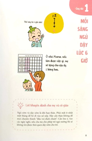 cùng con rèn nếp sinh hoạt