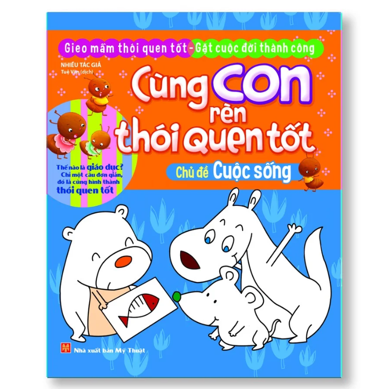 cùng con rèn thói quen tốt (bộ túi 10 cuốn)