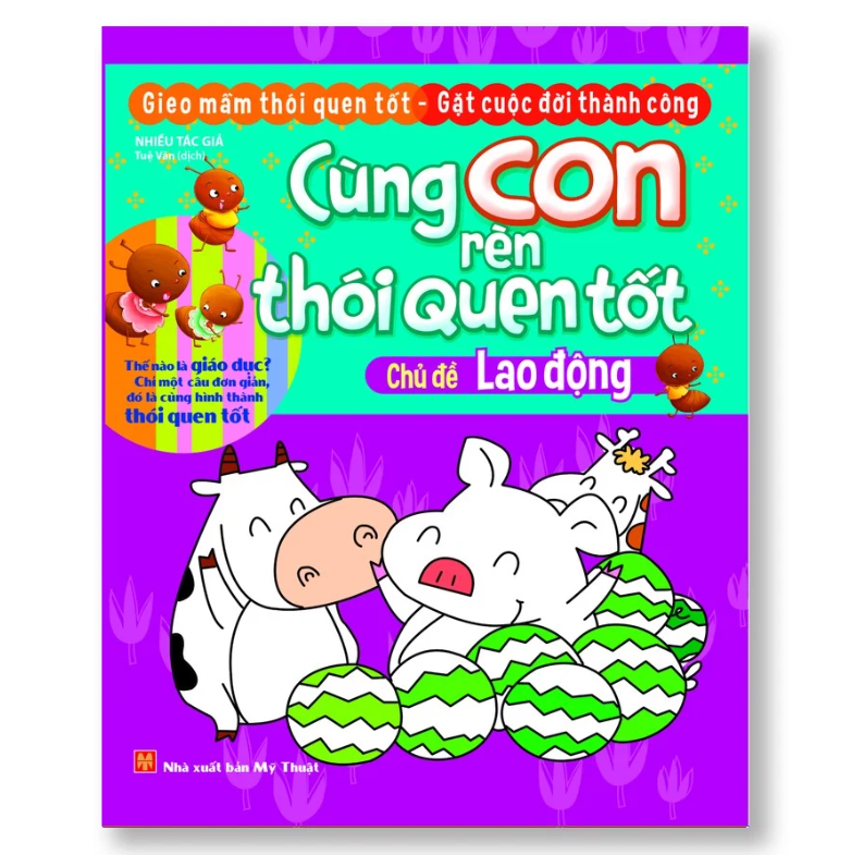 cùng con rèn thói quen tốt (bộ túi 10 cuốn)