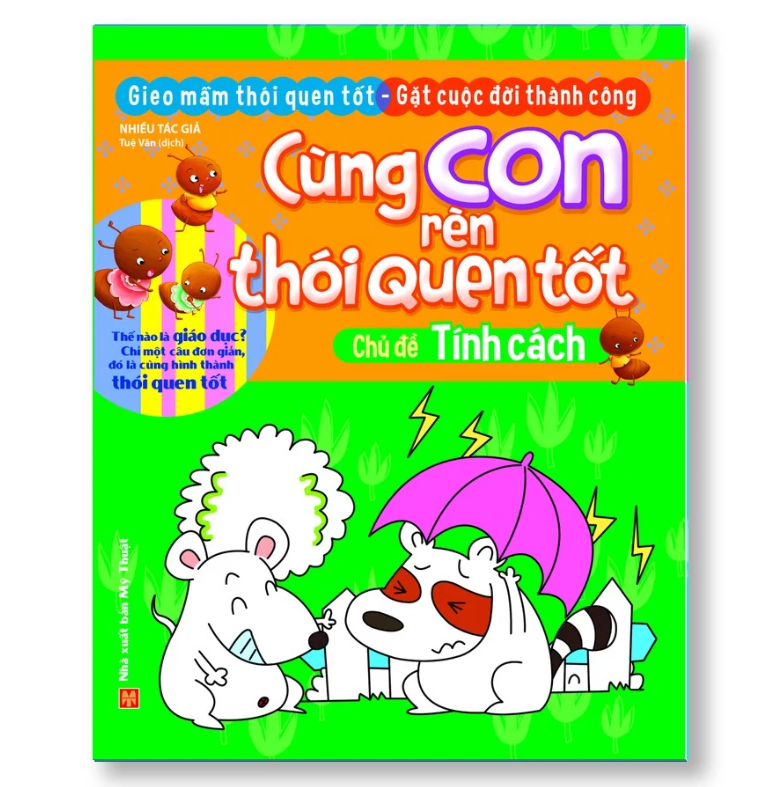 cùng con rèn thói quen tốt (bộ túi 10 cuốn)