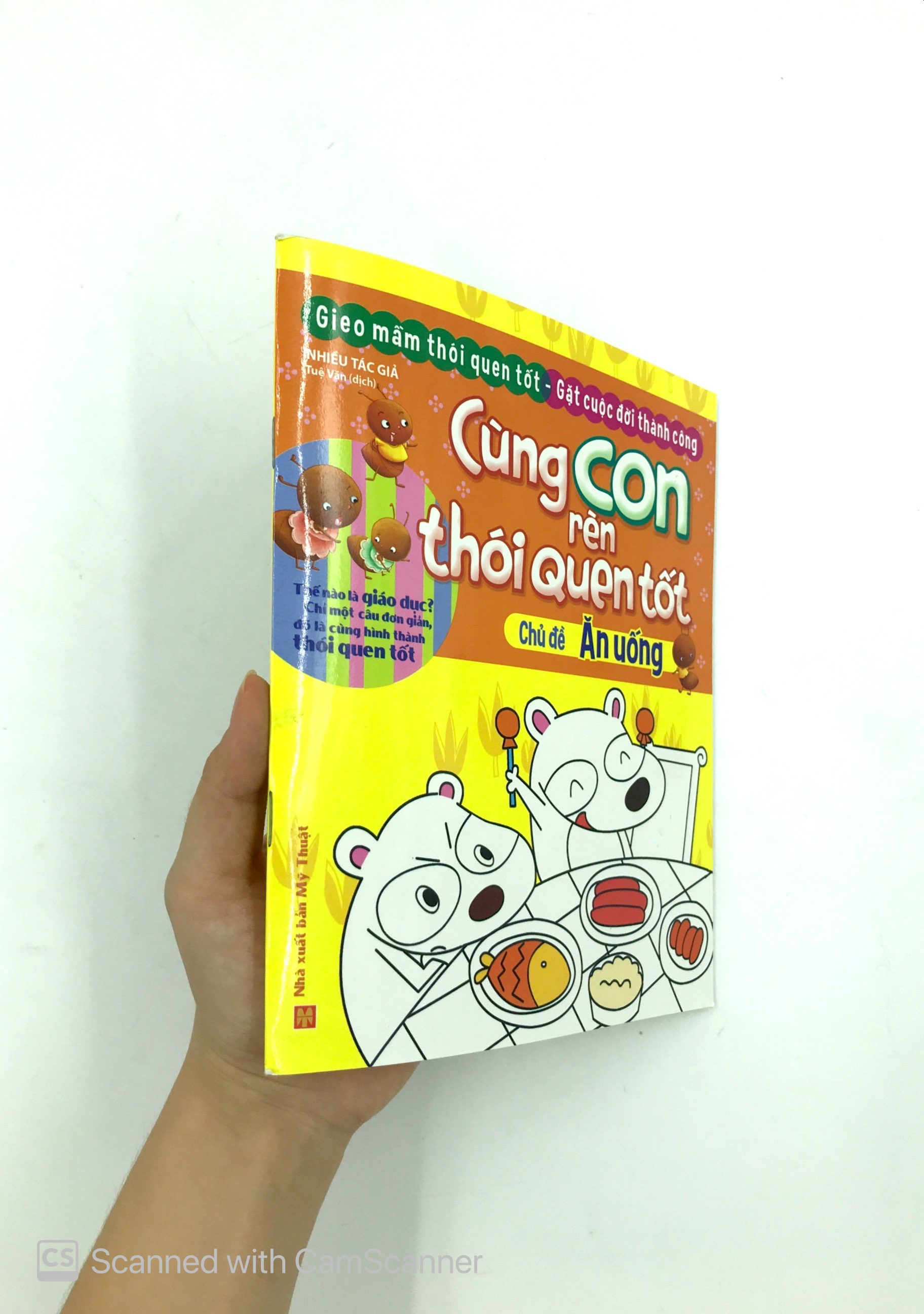 cùng con rèn thói quen tốt - chủ đề: ăn uống (tái bản 2018)