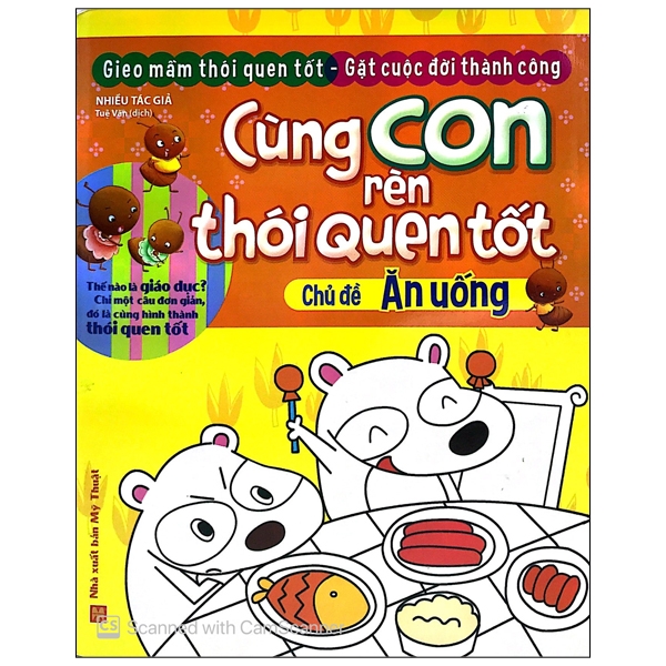 cùng con rèn thói quen tốt - chủ đề: ăn uống (tái bản 2018)