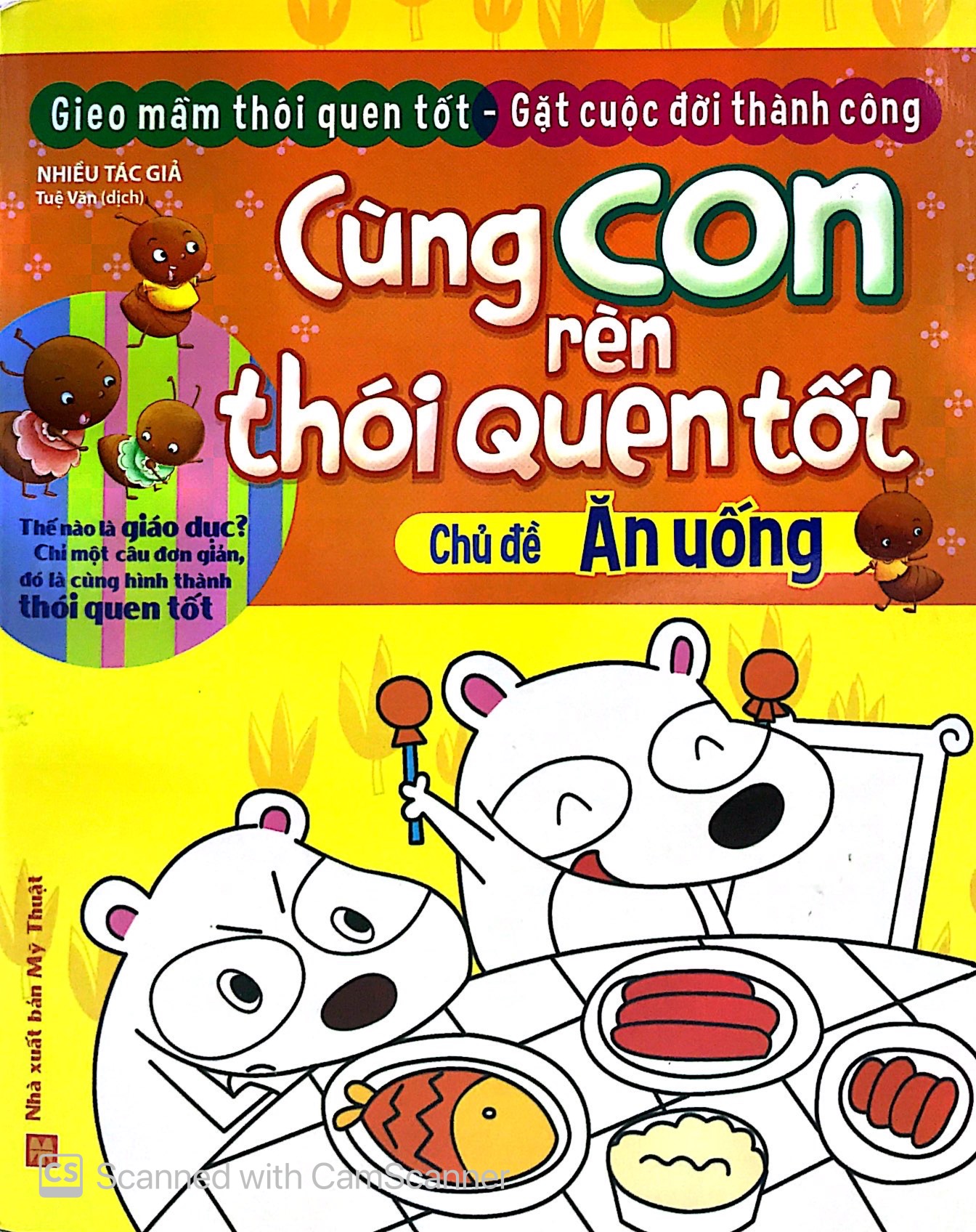 cùng con rèn thói quen tốt - chủ đề: ăn uống (tái bản 2018)