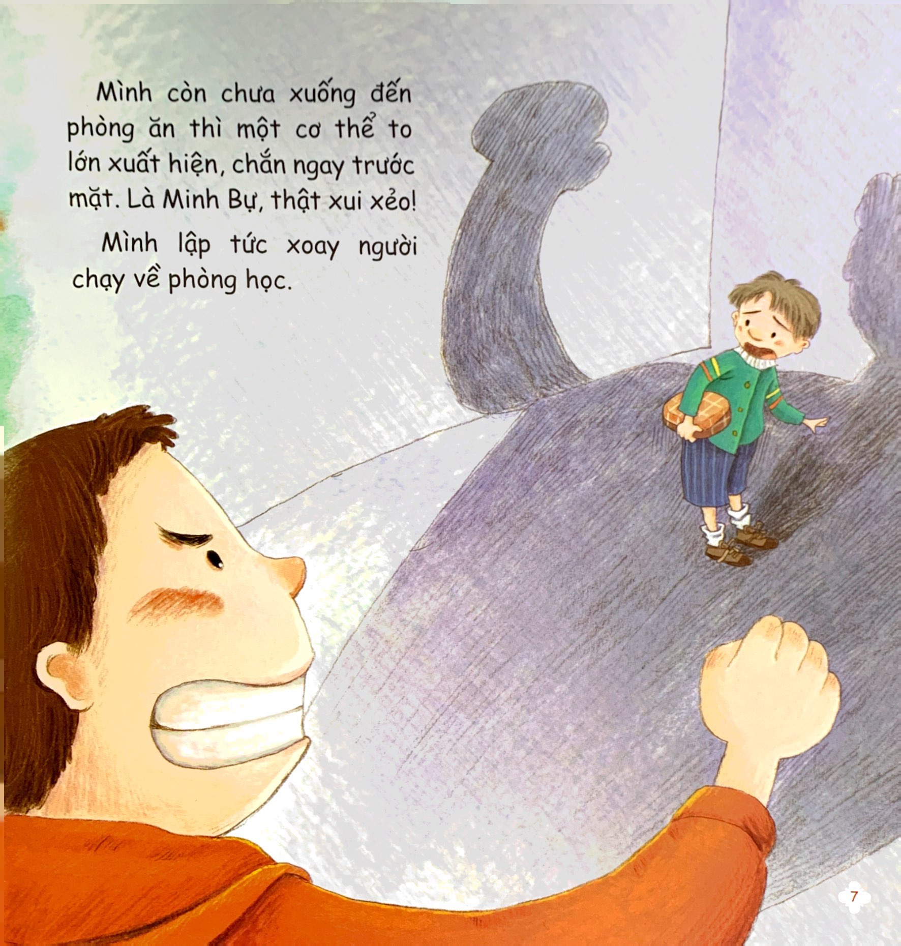 cùng con trưởng thành - bài học về lòng dũng cảm - mình không thích bị bắt nạt