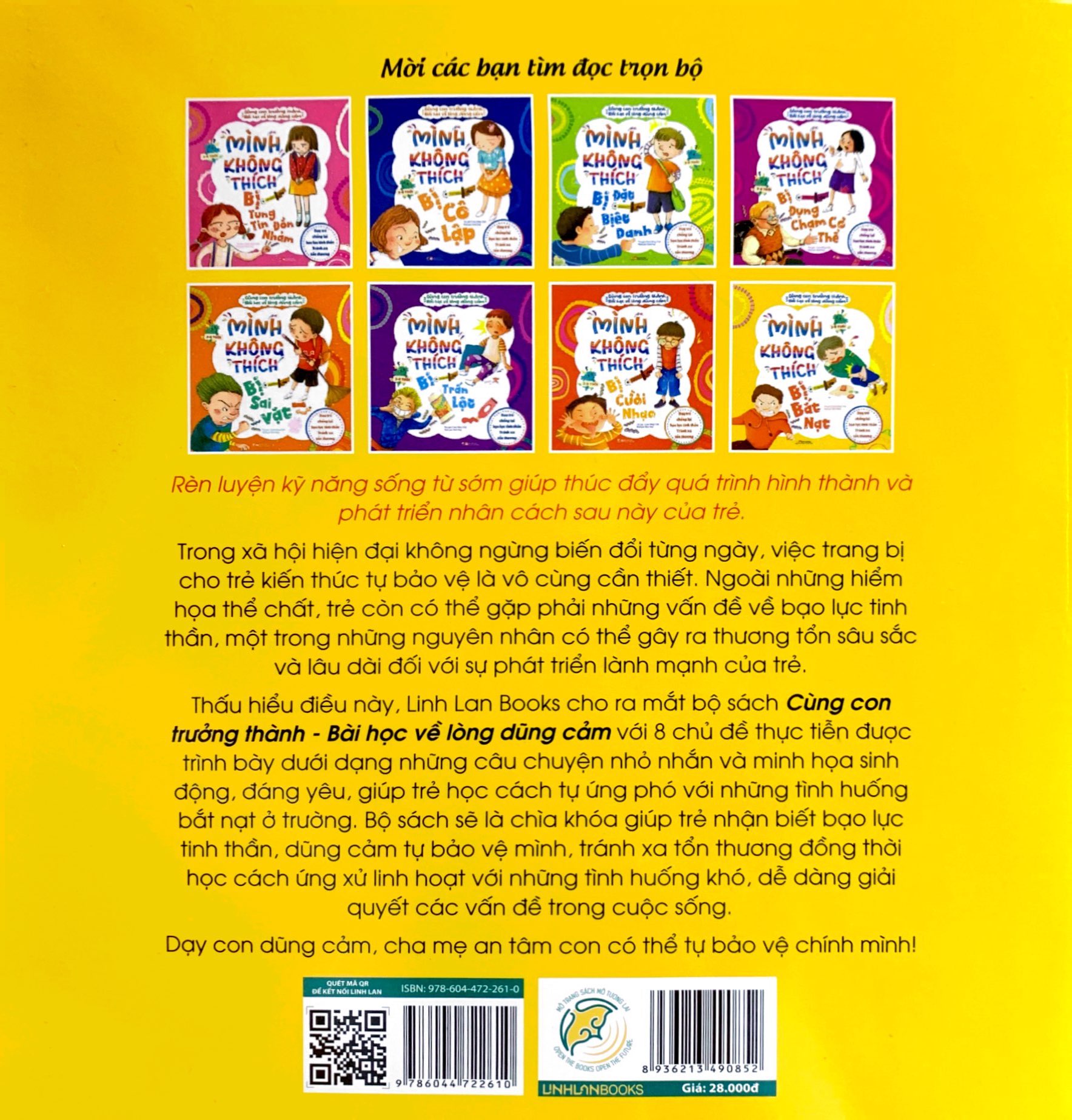 cùng con trưởng thành - bài học về lòng dũng cảm - mình không thích bị bắt nạt