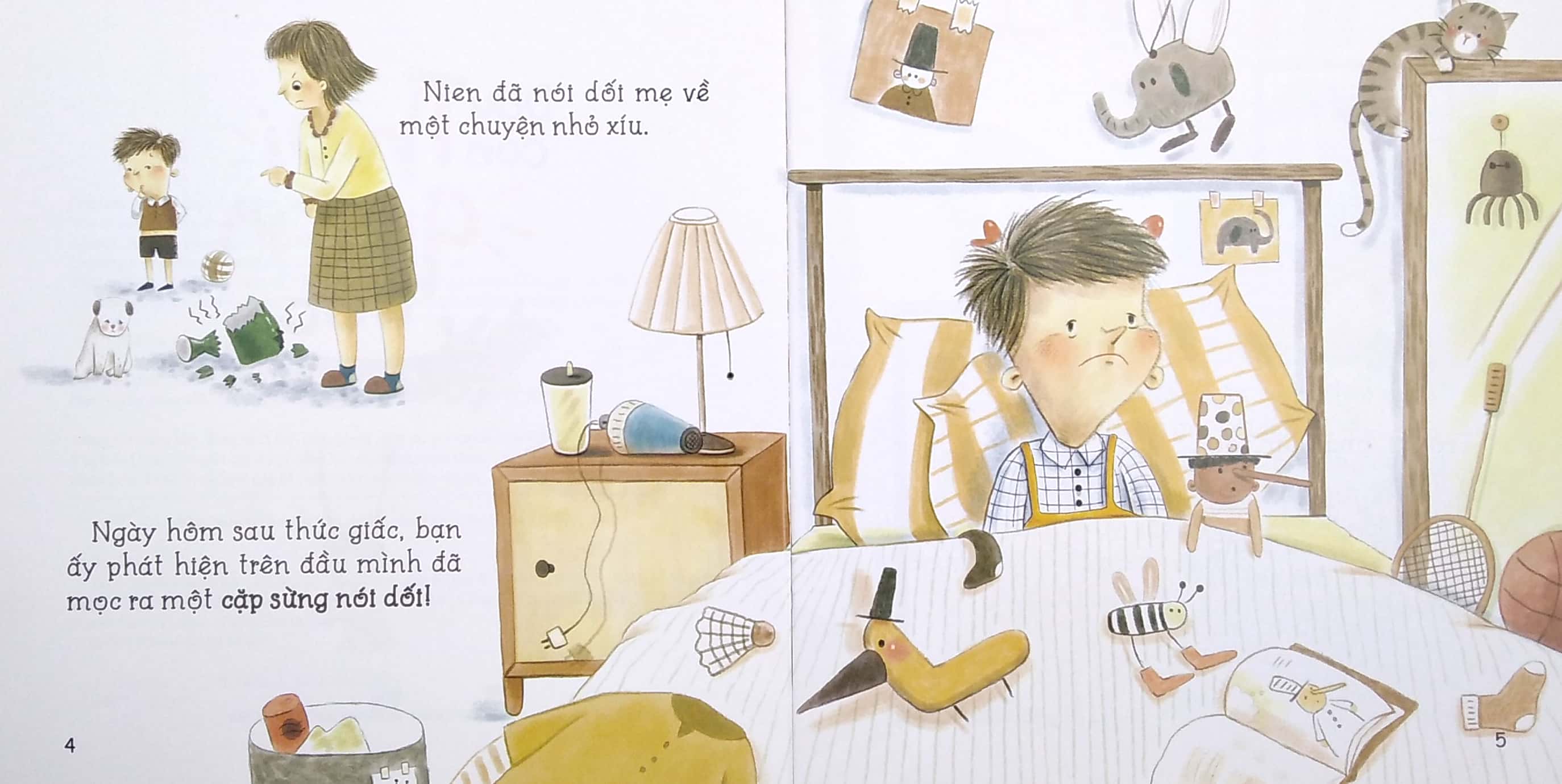 cùng con trưởng thành - dạy con thói quen tốt - không nói dối