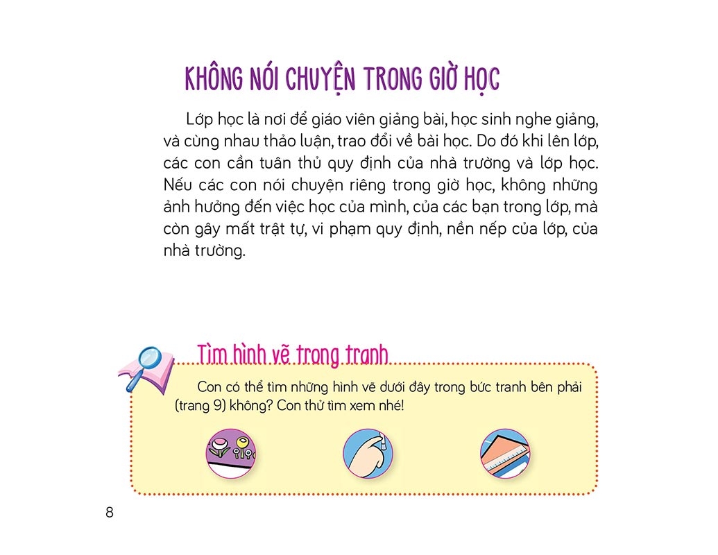 cùng con trưởng thành - dạy trẻ hành vi tốt - con là học sinh gương mẫu