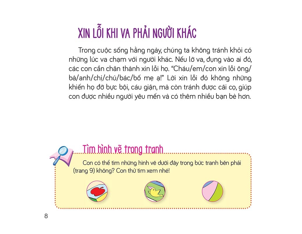 cùng con trưởng thành - dạy trẻ hành vi tốt - con là người lịch sự