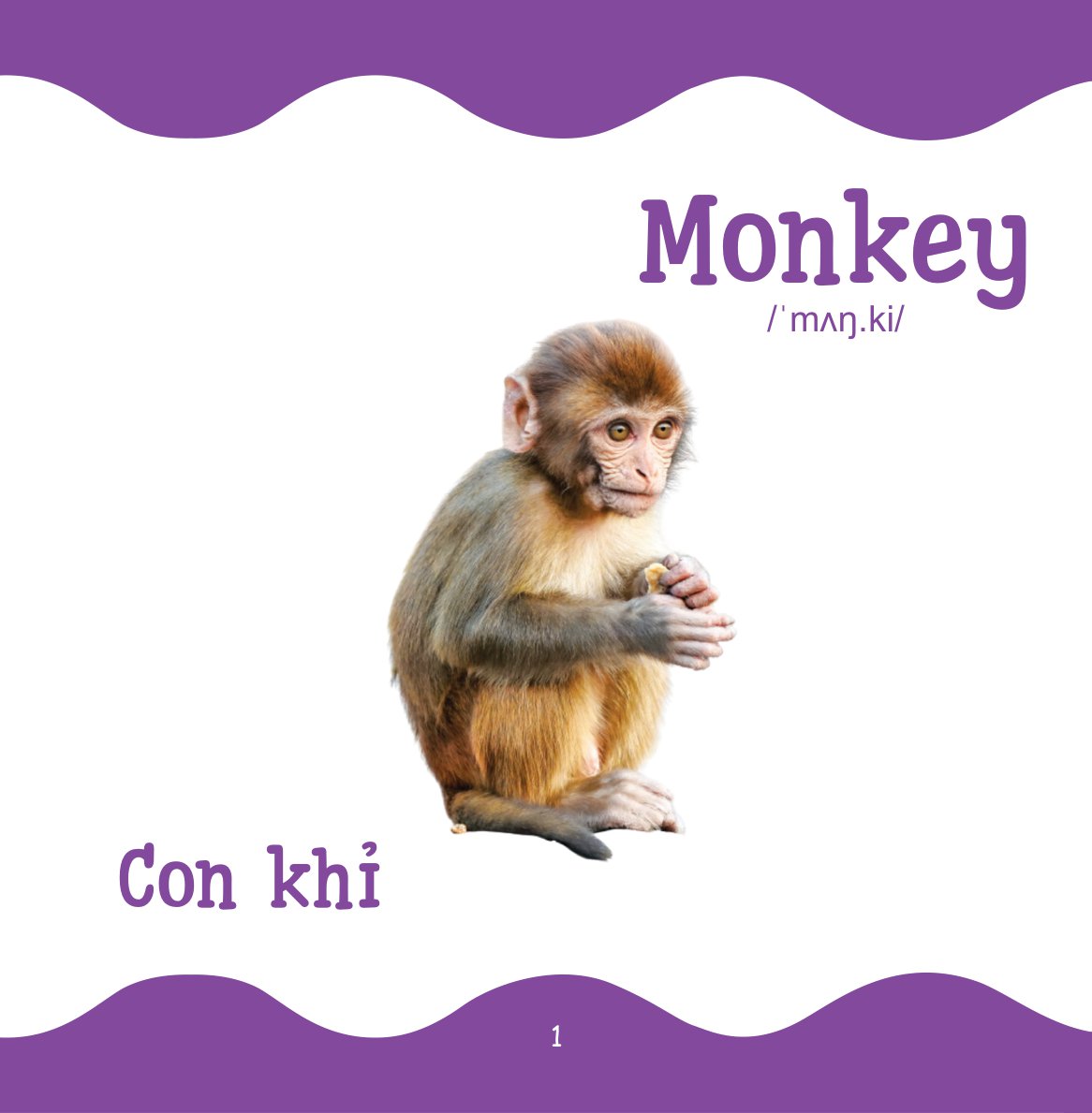 cùng con trưởng thành - từ điển bằng hình cho trẻ mầm non - động vật hoang dã