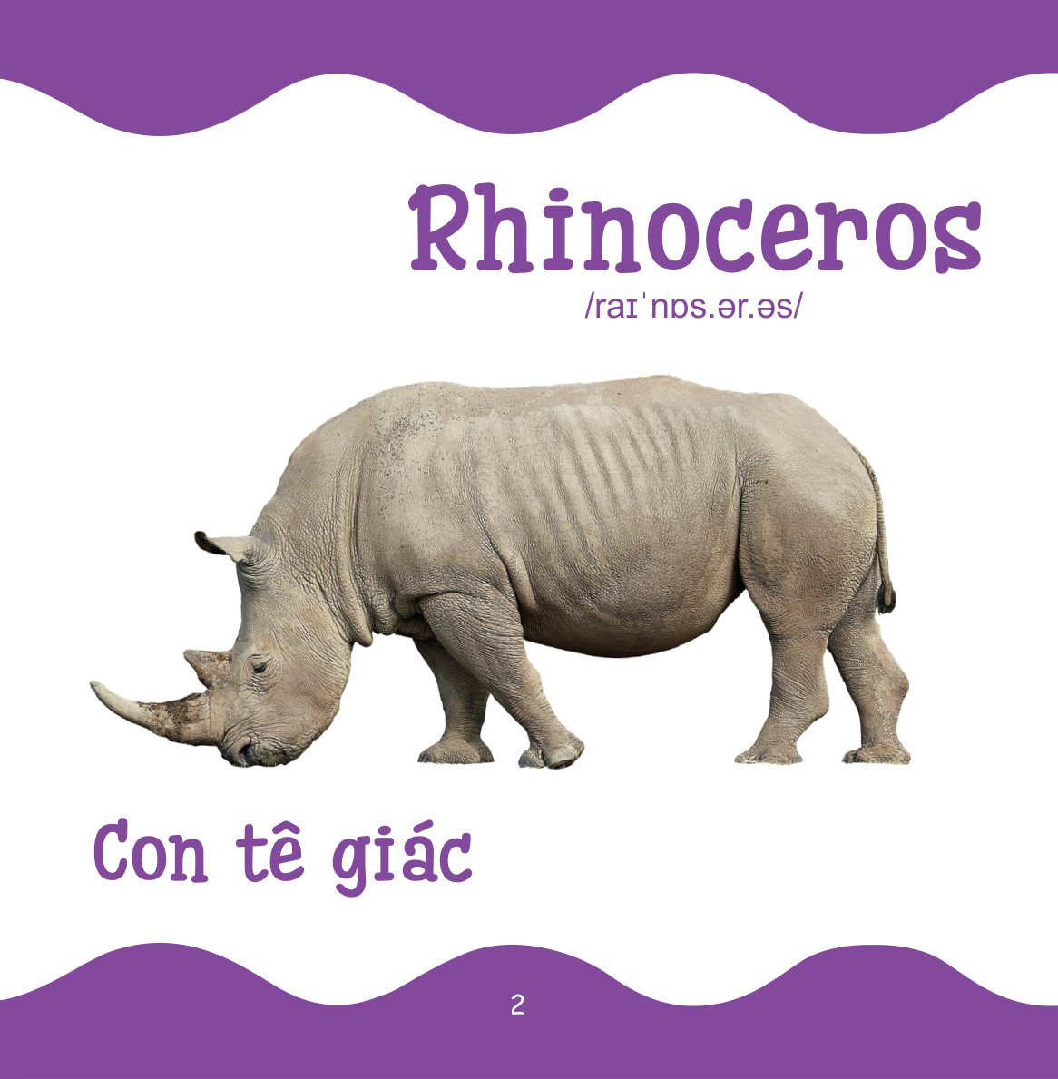 cùng con trưởng thành - từ điển bằng hình cho trẻ mầm non - động vật hoang dã