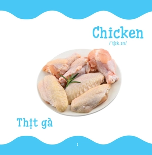 cùng con trưởng thành - từ điển bằng hình cho trẻ mầm non - thức ăn