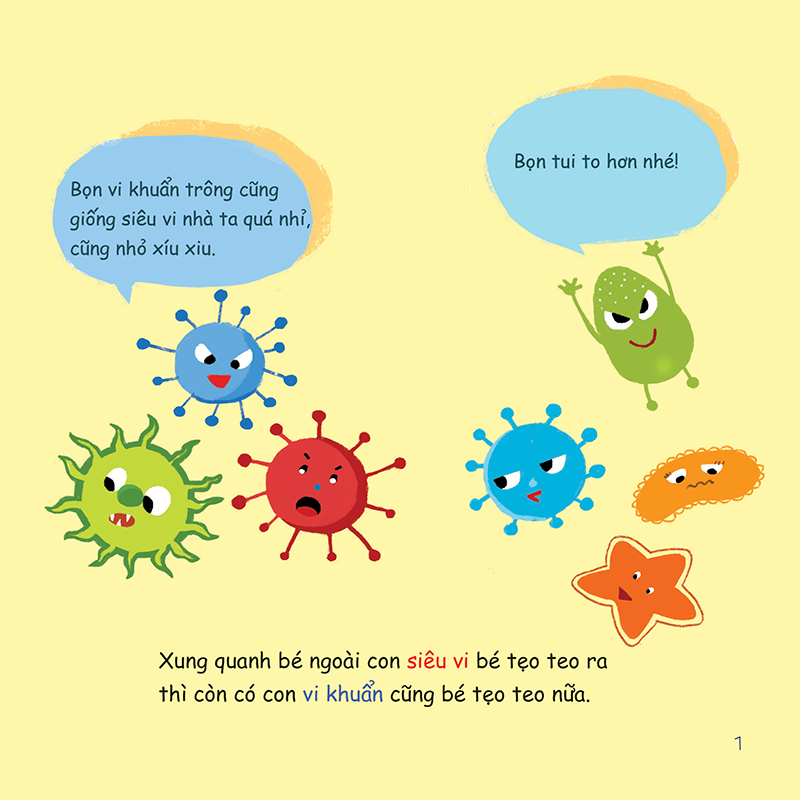 cùng con tự lập - phòng tránh vi khuẩn