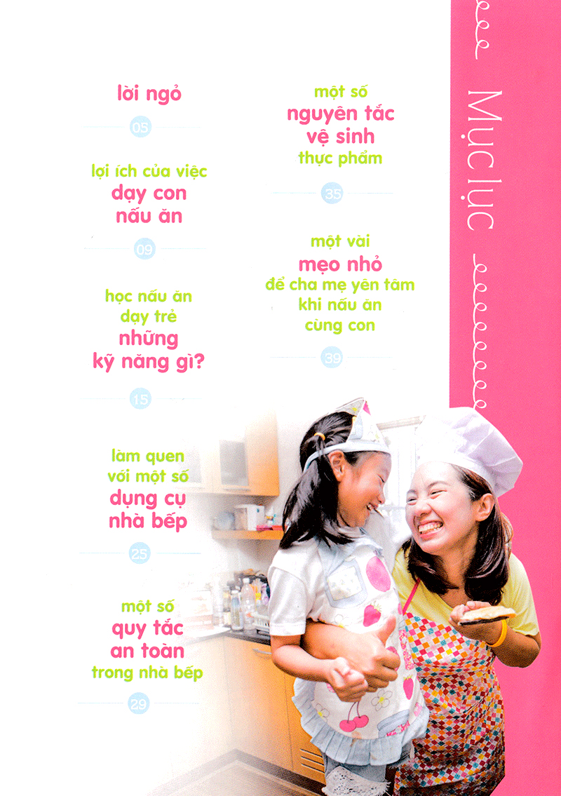 cùng con vào bếp