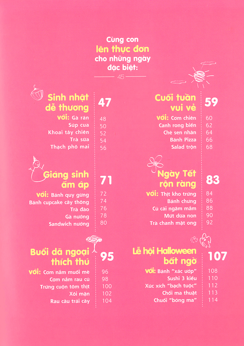 cùng con vào bếp