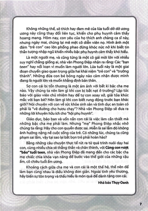 cùng con vượt "bão" tuổi teen