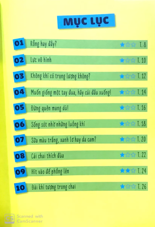 cùng em làm thí nghiệm khoa học - bí mật của không khí