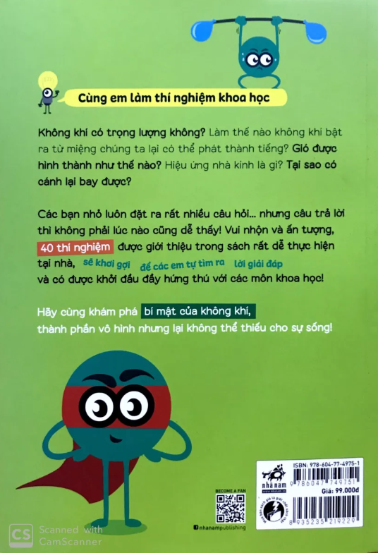 cùng em làm thí nghiệm khoa học - bí mật của không khí