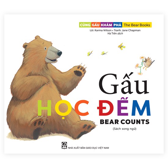 cùng gấu khám phá - the bear books: gấu học đếm - bear counts (song ngữ)