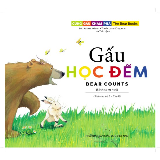 cùng gấu khám phá - the bear books: gấu học đếm - bear counts (song ngữ)