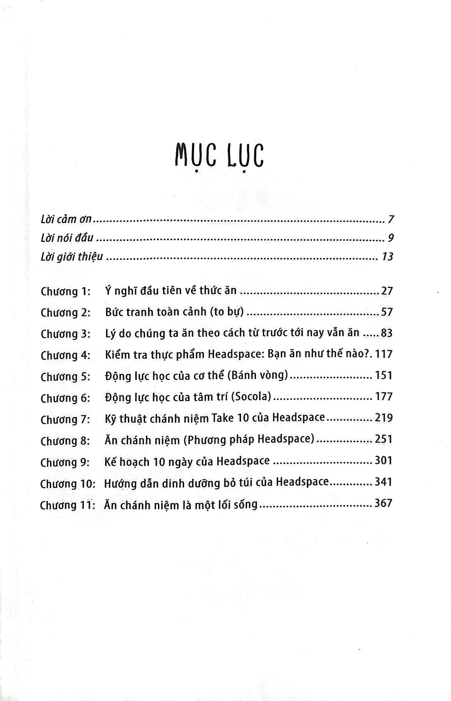 cùng headspace ăn chánh niệm