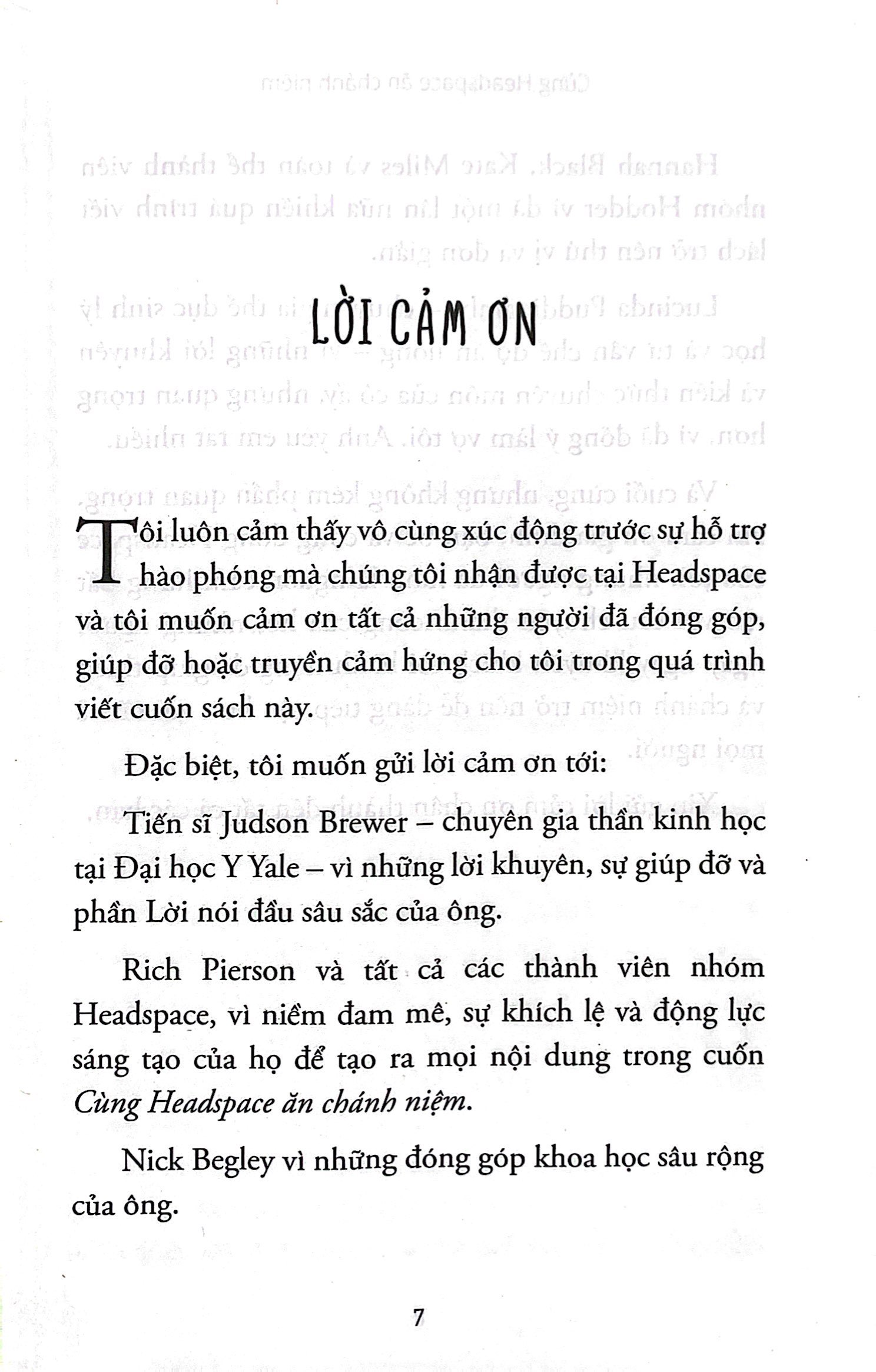 cùng headspace ăn chánh niệm