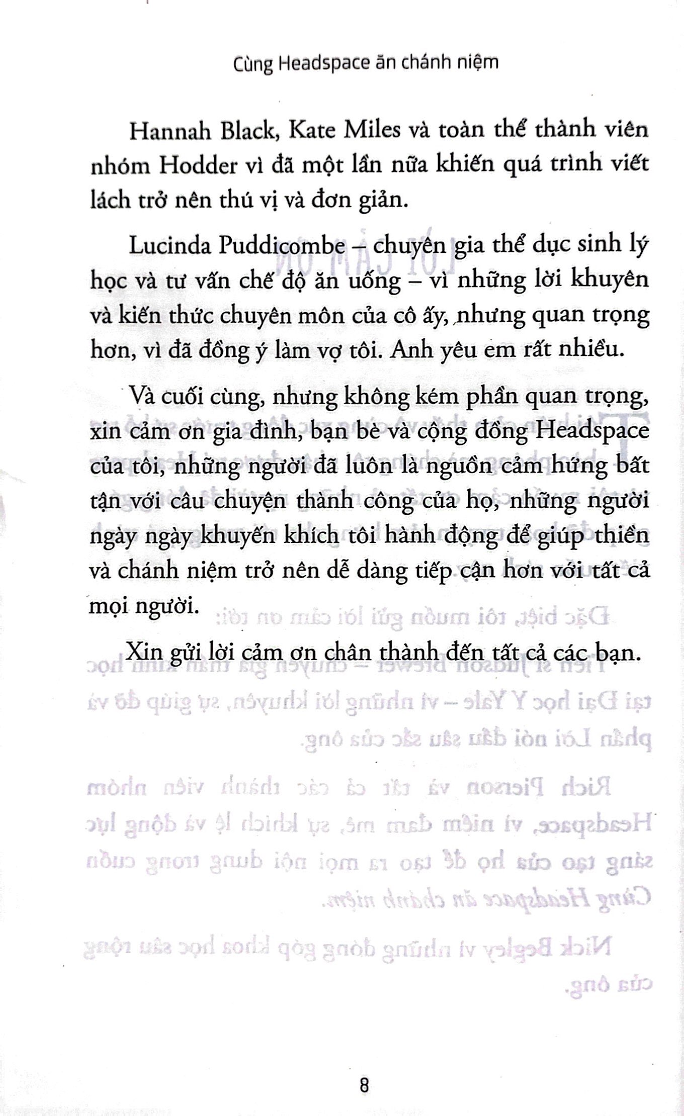 cùng headspace ăn chánh niệm