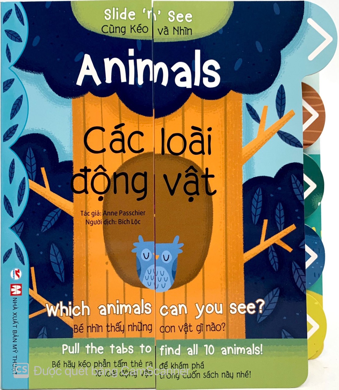 cùng kéo và nhìn: animals - các loài động vật