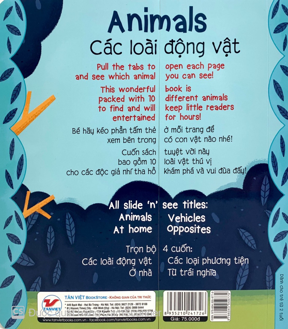 cùng kéo và nhìn: animals - các loài động vật
