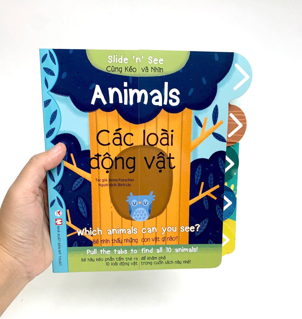 cùng kéo và nhìn: animals - các loài động vật