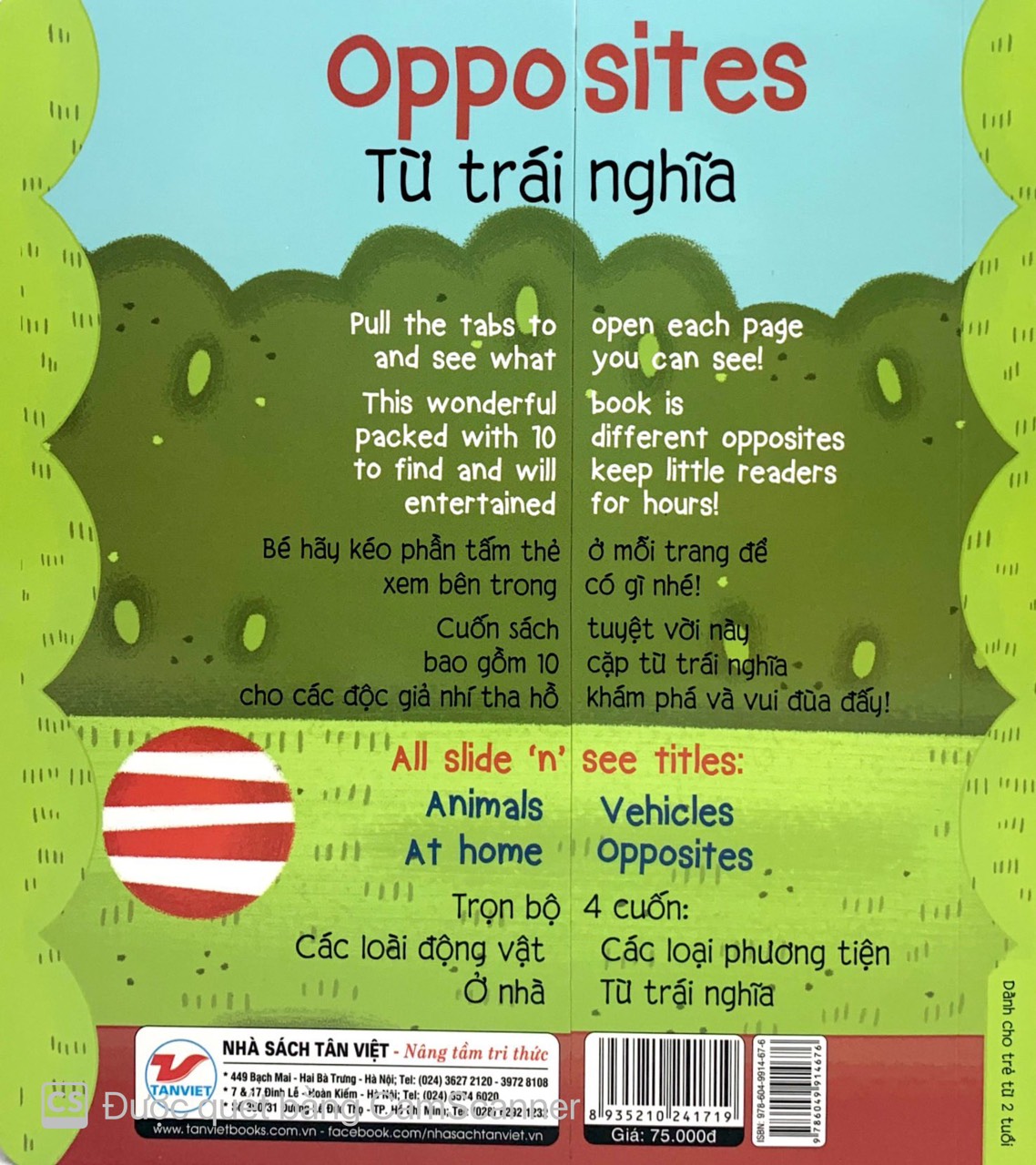 cùng kéo và nhìn: opposites - từ trái nghĩa