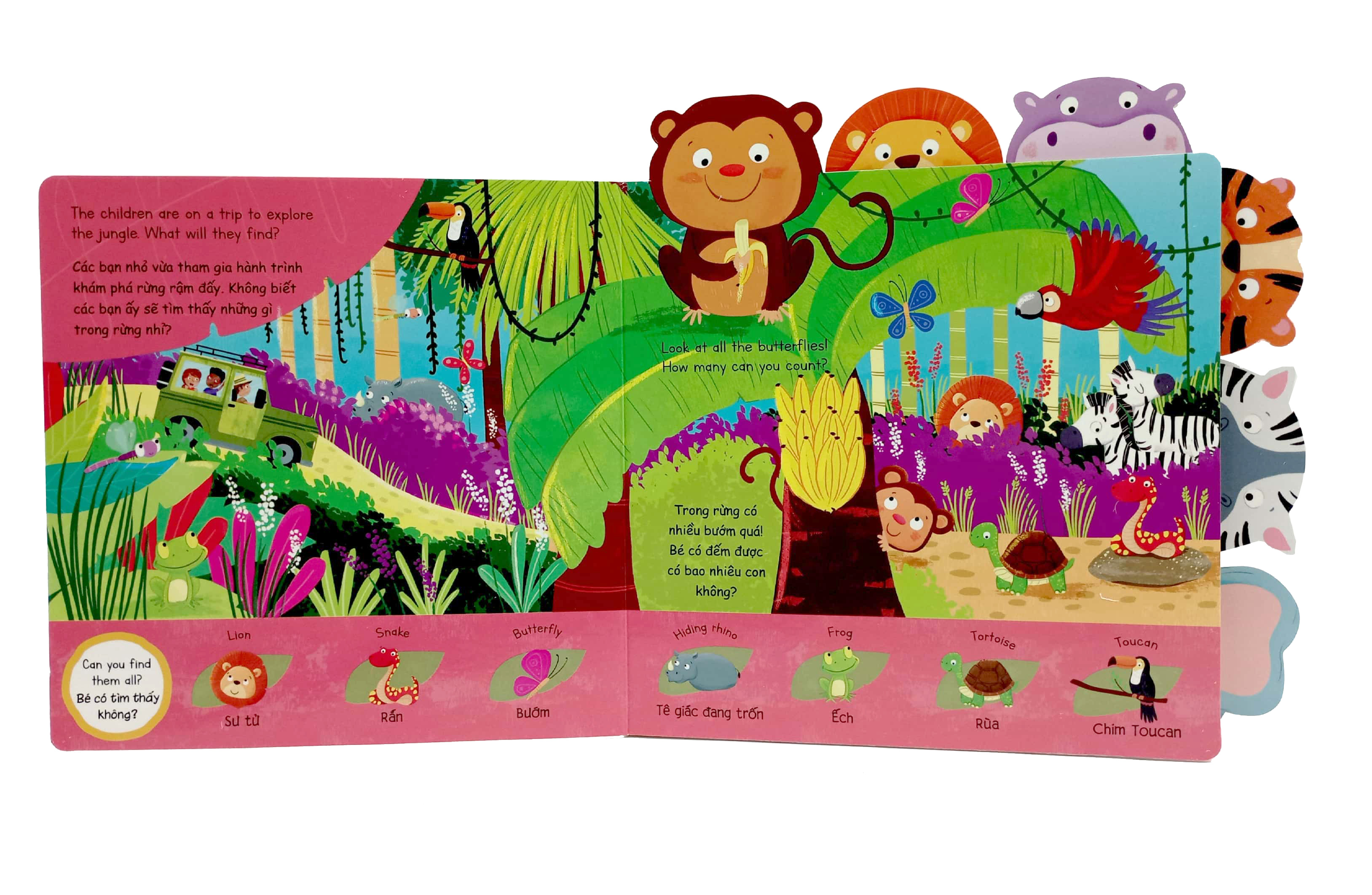 cùng khám phá - bước vào rừng rậm - bìa cứng