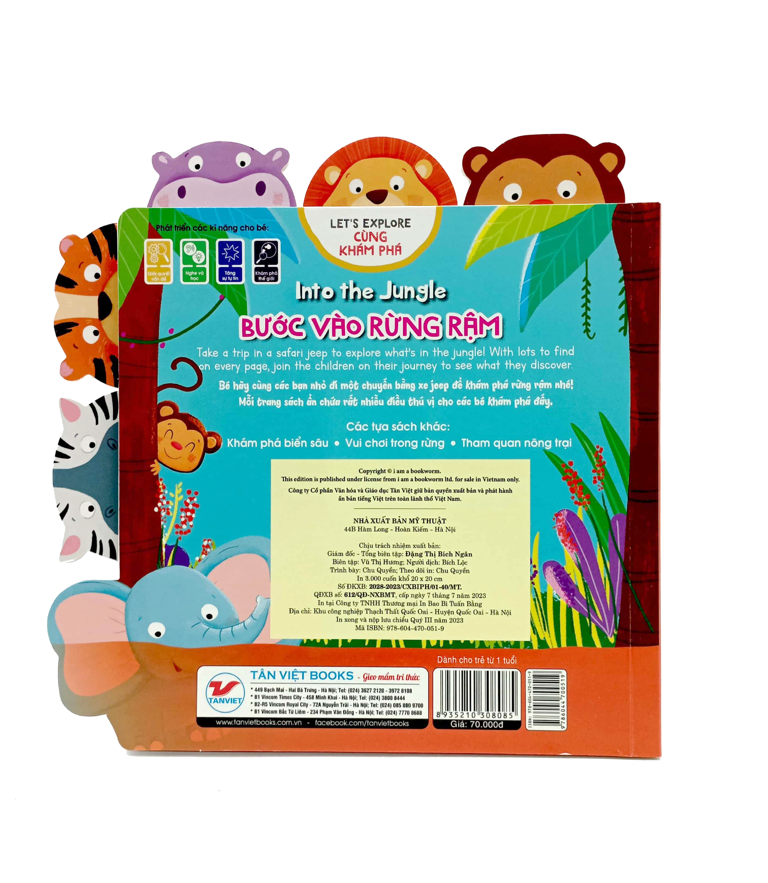 cùng khám phá - bước vào rừng rậm - bìa cứng