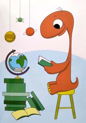 cùng khủng long học nét cơ bản