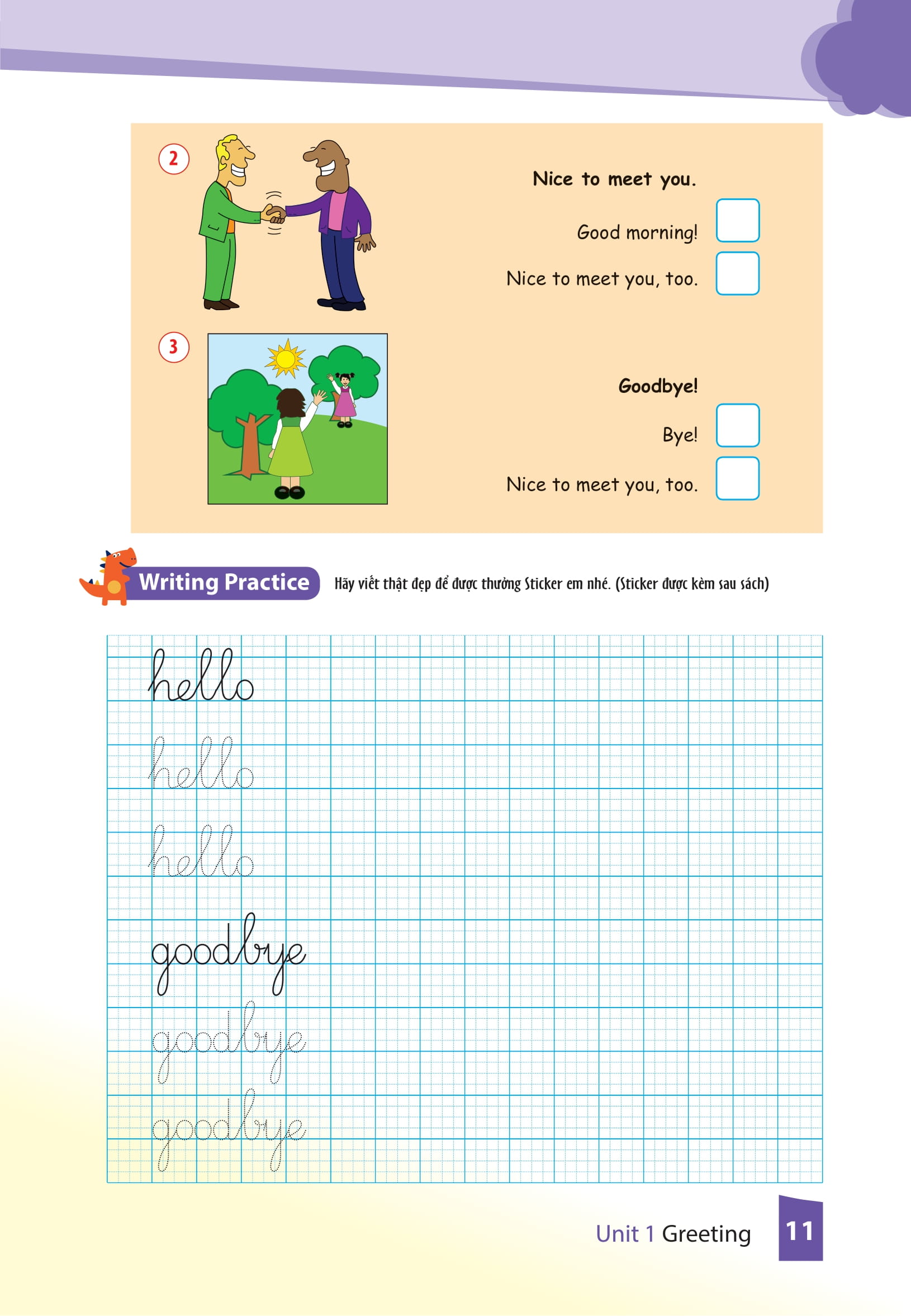 cùng khủng long học tiếng anh theo chủ đề - lớp 1 (phiên bản mới)