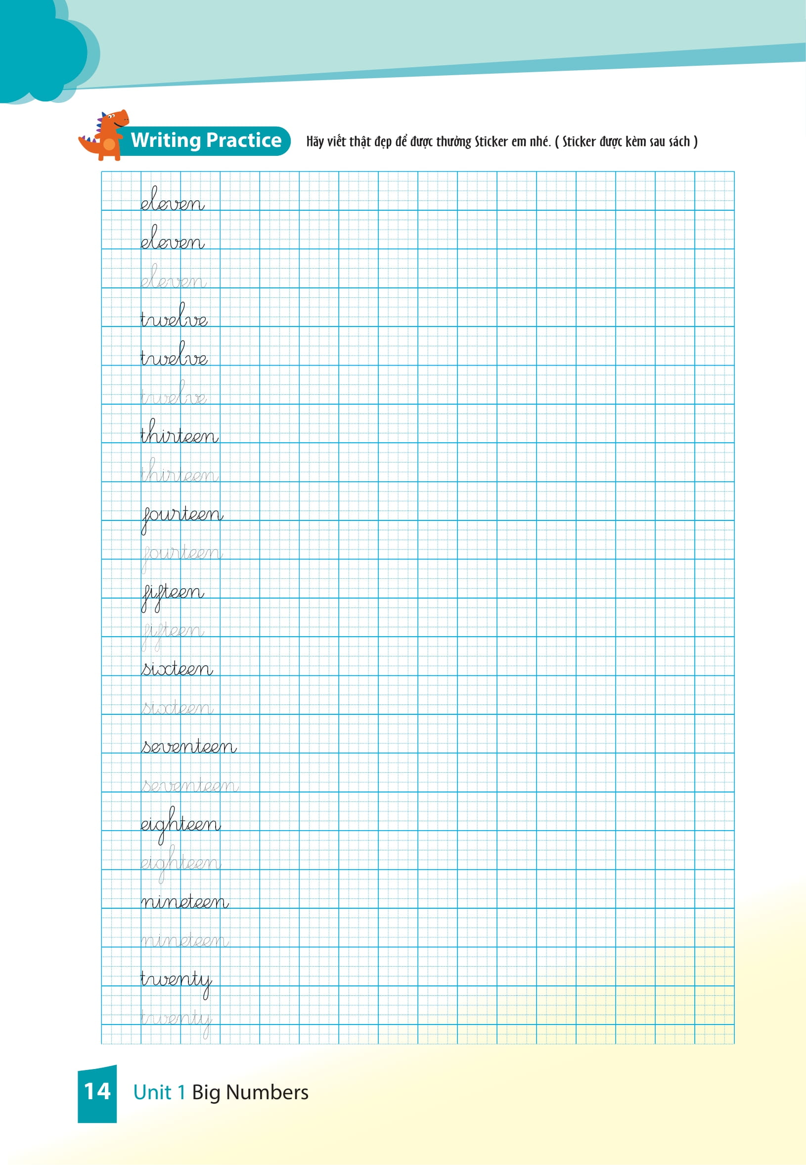 cùng khủng long học tiếng anh theo chủ đề - lớp 2 (phiên bản mới)