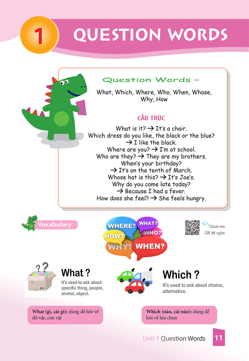 cùng khủng long học tiếng anh theo chủ đề lớp 5