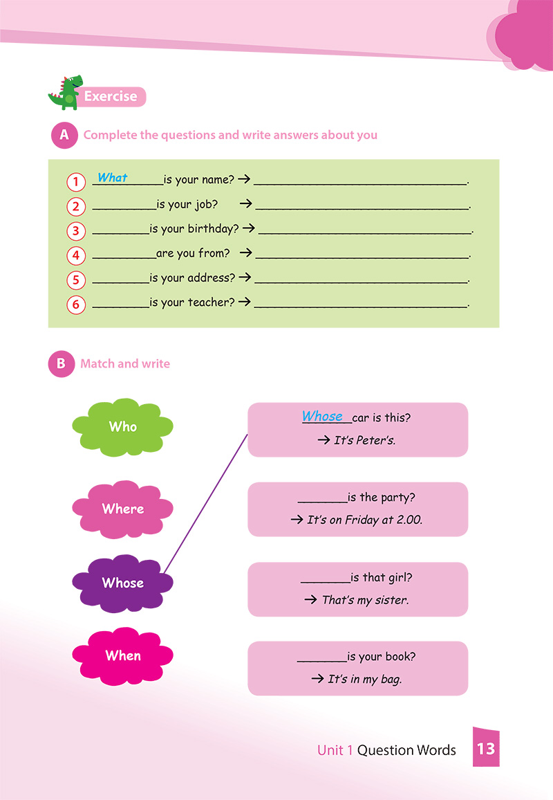 cùng khủng long học tiếng anh theo chủ đề lớp 5